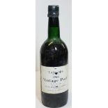 TAYLOR'S, 1966, A VINTAGE BOTTLE OF PORT White label with intact seal. (approx 28cm)