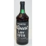 NIEPOORT, 1975, BOTTLE OF VINTAGE PORT Black label and intact paper seal. (approx 26cm)