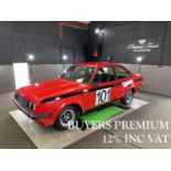 A 1978 RED FORD ESCORT RS2000 CLASSIC CAR With black trim, mileage 69,000. Condition: pristine