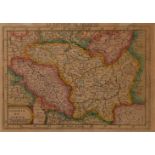 MERCATOR/CLOPPENBURG, A 17TH CENTURY HAND COLOURED ENGRAVING, MAP OF POLAND Titled ' Polonia et