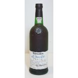 TAYLORS, 1990, A BOTTLE OF VINTAGE PORT White label with intact seal. (approx 26cm)