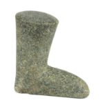 AN ANATOLIAN PERIOD 300 BC CARVED GRANITE FOOT. (13cm)