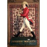 JOHNNIE WALKER, A LARGE RESIN PUB ADVERTISING SIGN Striding gent in period clothes. (approx 75cm)