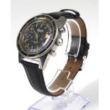 ACCURIST, CHRONOGRAPH 400, A STAINLESS STEEL GENTS WRISTWATCH Having a rotating black bezel, black