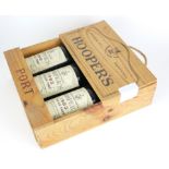 HOOPER'S PORT, A CASED SET OF THREE VINTAGE BOTTLES OF PORT Cream label dated 1989, 1983 and