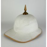 A 20TH CENTURY SPIKED PITH HELMET Comfortease, Royal letters patent.