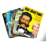 A COLLECTION OF MID 20TH CENTURY 'MAN ABOUT TOWN' MAGAZINES Dated 1957-1958, together with three