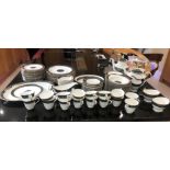 AN EXTENSIVE ROYAL DOULTON CARLYLE PATTERN DINNER/SERVICE 119 pieces including tea and coffee