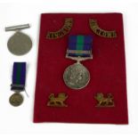 A QUEEN ELIZABETH II SILVER ARABIAN PENINSULAR CAMPAIGN MEDAL Awarded to 23393049 Pte P. Graveson