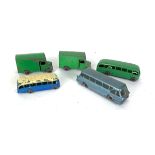 MATCHBOX, A COLLECTION OF FIVE CARS To include 17 removal truck, 23 Bedford Duple coaches (two