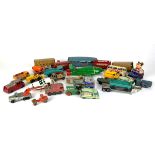 MATCHBOX, A COLLECTION OF TWENTY-FIVE COMMERCIAL VEHICLES AND THUNDERBIRD.