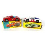 CORGI, TWO MODEL BOXED RACING CARS 314 Ferrari Berlinetta, 250 Le Mans and 330 Porsche Carrera.