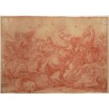 CIRCLE OF SIR PETER PAUL RUBENS, SIEGEN, 1577 - 1640, ANTWERP, 17TH CENTURY RED CHALK STUDY