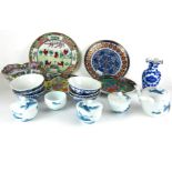 A COLLECTION OF 20TH CENTURY JAPANESE PORCELAIN Comprising a tea service with teapot and four