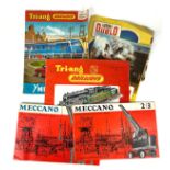A COLLECTION OF CATALOGUES AND MANUALS To include Meccan 0 0-1 and 2/3, Hornby Dublo catalogue,