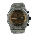 AUDEMARS PIGUET, ROYAL OAK OFFSHORE, 'THE BEAST', E SERIES, A RARE GENT'S STAINLESS STEEL