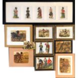 A COLLECTION OF VICTORIA CROSS GALLERY DECOUPAGE PICTURES Along with other military related
