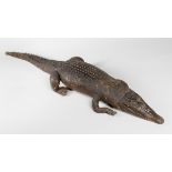 A 19TH CENTURY TAXIDERMY CROCODILE (178cm)