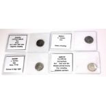 A COLLECTION OF FOUR ROMAN DENARIUS COINS Comprising Lllyrium Dyrrachium, 3rd-2nd Cent BC, P Clodius