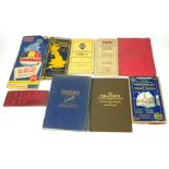A COLLECTION OF EARLY 20TH ROAD MAPS AND EPHEMERA Including autocar maps, Bacon's up to date road