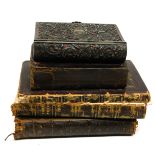 YARDLEY, AN ATTRACTIVE PIERCED SILVER BOUND BOOK OF PRAYER, CIRCA 1860 Centre inscribed 'George',