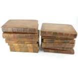 BOOK WORK OF LAWRENCE STERNE, 1783, 8/10 VOLS Calf, lacks board, with 6 vols of 'Clarendon's History