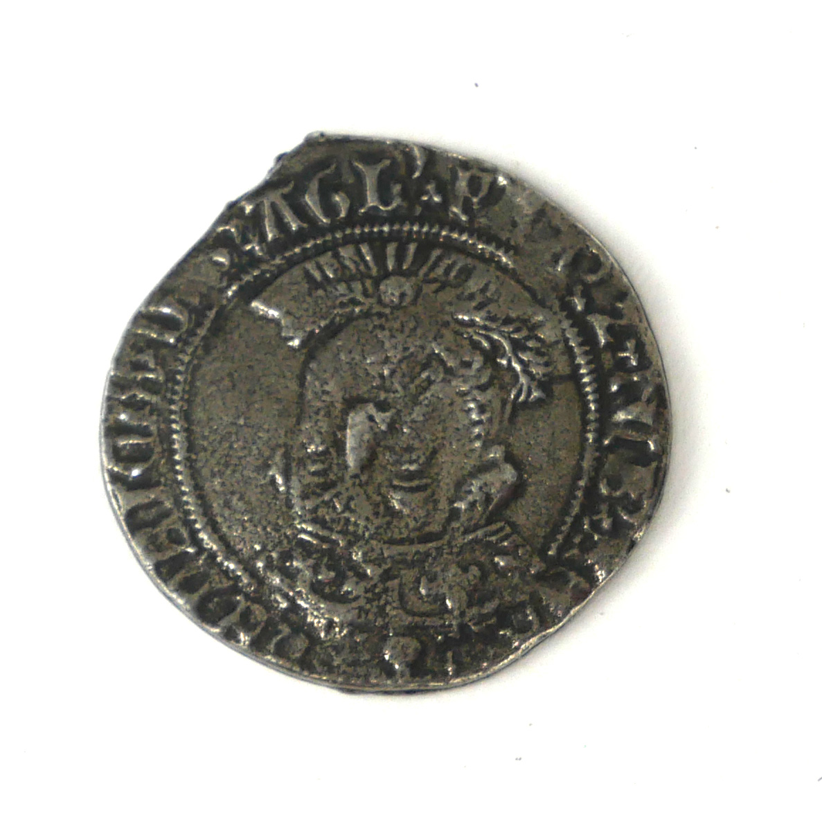 REPLICA - HENRY VIII, 1509 - 1547, A 16TH CENTURY TUDOR SILVER GROAT COIN Bearing portrait of King - Image 2 of 2