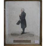 ROBERT DIGHTON, 1752 - 1840, 19TH CENTURY HAND COLOURED ETCHING Elderman fletcher, titled 'The