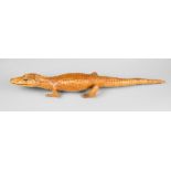 AN EARLY 20TH CENTURY TAXIDERMY CROCODILE (63cm)