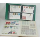A COLLECTION OF STAMPS RELATING TO GREAT BRITAIN AND COMMONWEALTH COUNTRIES Includes a small
