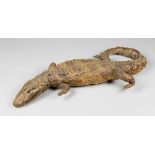 A LATE 19TH/EARLY 20TH CENTURY TAXIDERMY ALLIGATOR (97cm)