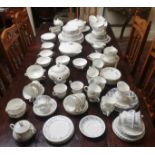 A COLLECTION OF 20TH CENTURY PORCELAIN TABLE WARE Comprising a Royal Doulton 'Twilight' Rose