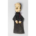 A LATE 19TH/EARLY 20TH PAPIER MACHE PUPPET (50cm)