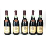 DAO, PORTUGAL, A COLLECTION OF FIVE BOTTLES OF VINTAGE RED WINE Four dated 1989 and one 1988,
