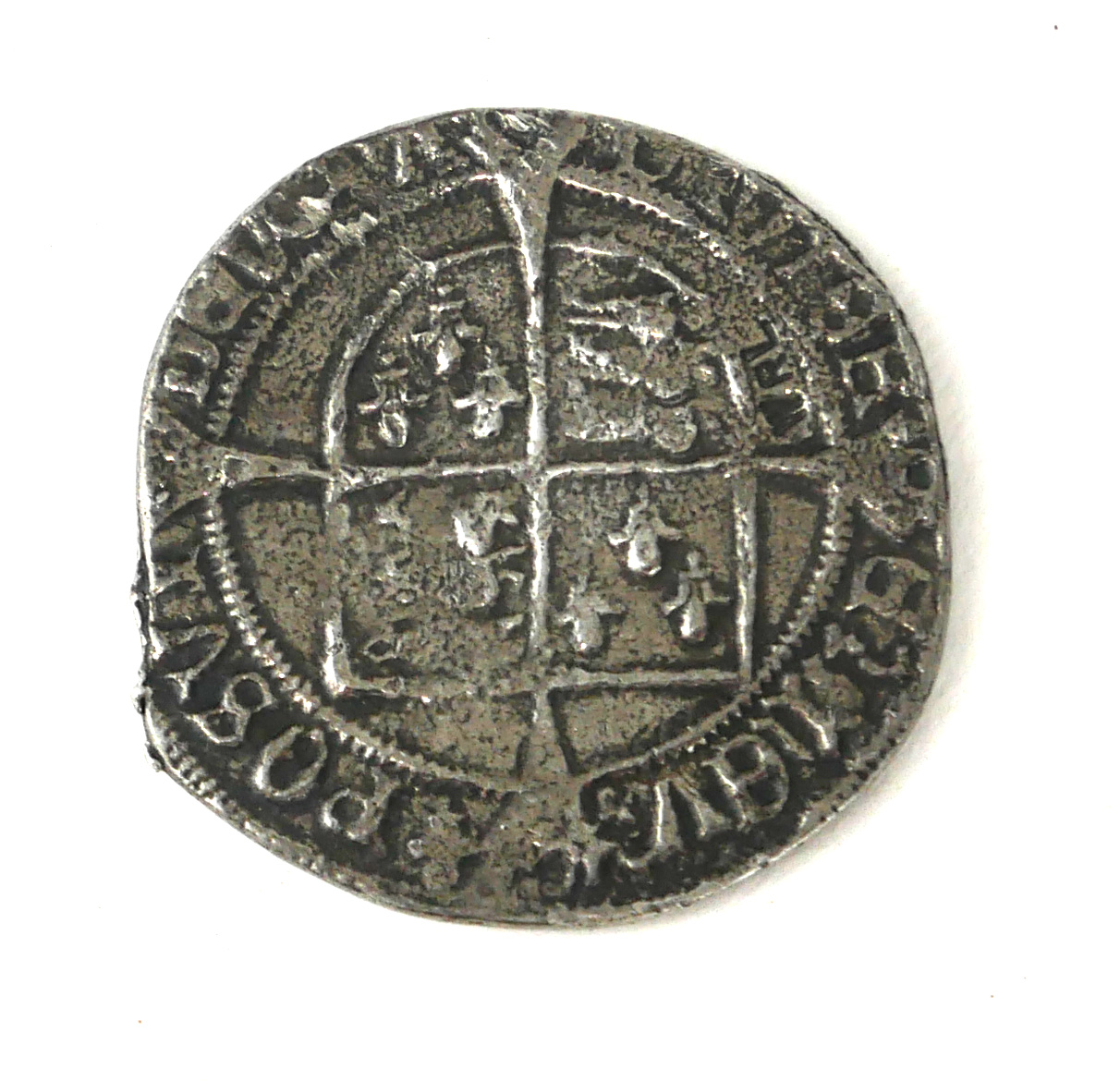 REPLICA - HENRY VIII, 1509 - 1547, A 16TH CENTURY TUDOR SILVER GROAT COIN Bearing portrait of King