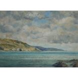 DONALD GREIG, RSMA, 1916 - 2009, OIL ON BOARD Limebury Point Salcombe, signed bottom left, bearing