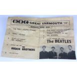 BEATLES PROGRAMME, ABC, GREAT YARMOUTH, SUNDAY, JUNE 30TH 1963.