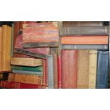 A LARGE QUANTITY OF MISCELLANEOUS BOOKS Eight boxes.