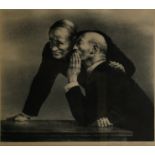 JOSEPH HIRSCH, 1911 - 1981, 20TH CENTURY BLACK AND WHITE LITHOGRAPH PORTRAIT Two gentlemen