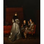 ATTRIBUTED TO GERARD TER BORCH, ZWOLLE, 1617 - 1681, DEVENTER AND STUDIO, AN EXCEPTIONAL 17TH