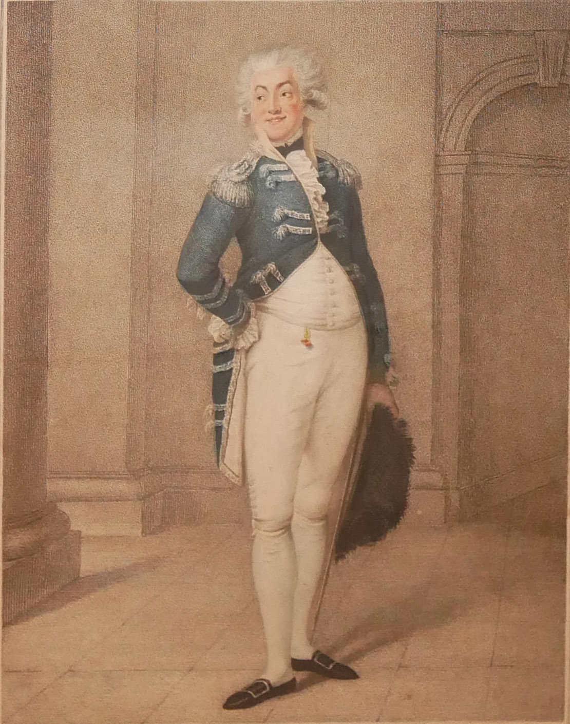 AFTER SAMUEL DE WILDE, A PAIR OF 18TH CENTURY COLOURED ENGRAVINGS Of Actor William Thomas Lewis as - Image 2 of 3