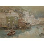 HENRY C. JARVIS, 1867 - 1955, WATERCOUR Sussex coastal view, signed lower right, bearing gallery