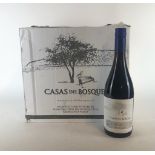 CASAS DEL BOSQUE PINOT NOIR RESERVA, 2017, A CASE OF TWELVE 750ML.