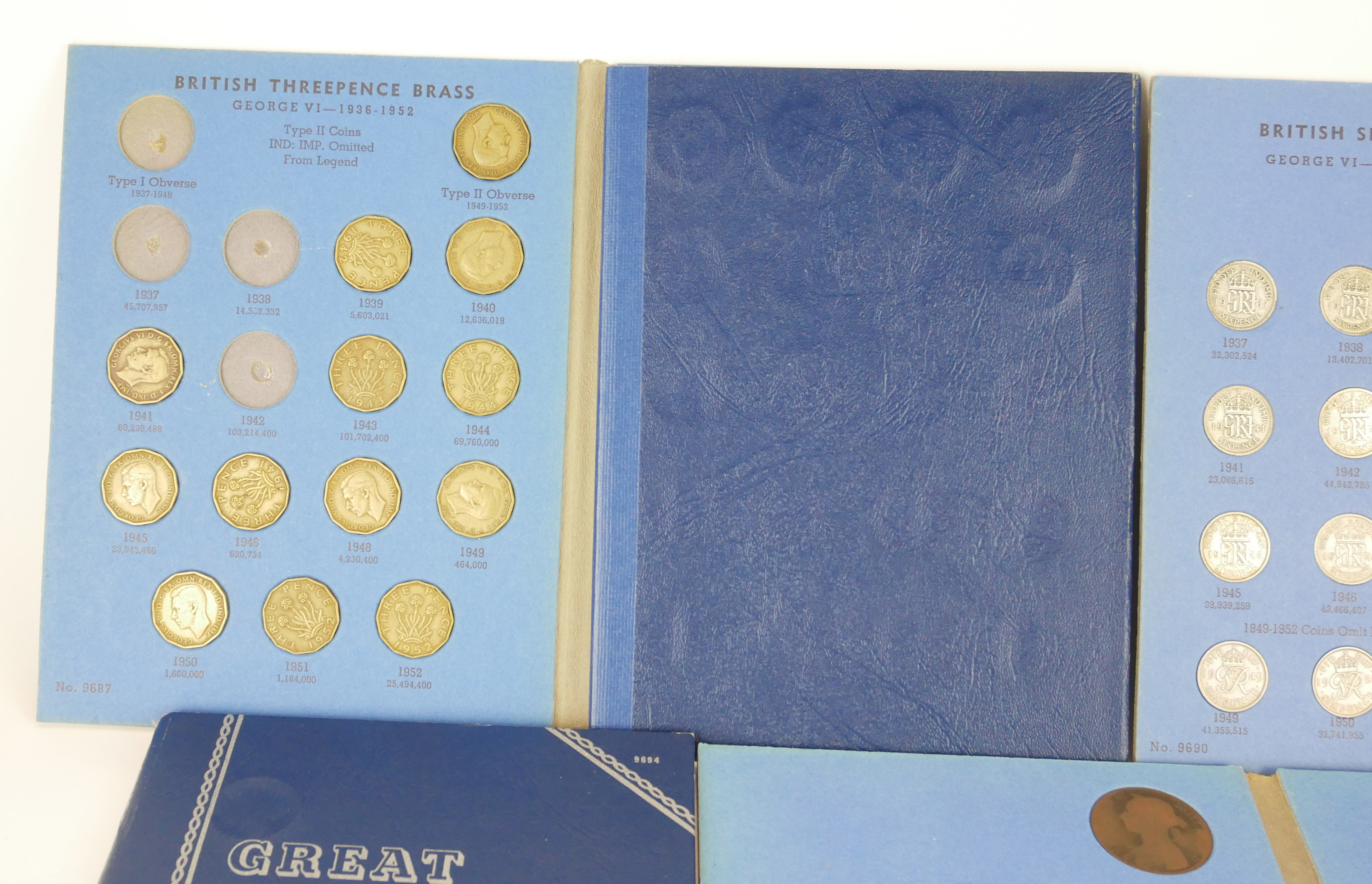 A COLLECTION OF 20TH CENTURY BRITISH SILVER COINS Shillings from 1953, sixpence along with others, - Image 4 of 4