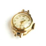 ROLEX, PRECISION, AN EARLY 20TH CENTURY 9CT GOLD LADIES' WRISTWATCH Cream dial marked, number 323701