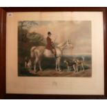 AFTER W&H BARRAUD, 19TH CENTURY COLOURED ENGRAVING Mr. William Long on, 'Bertha' along with