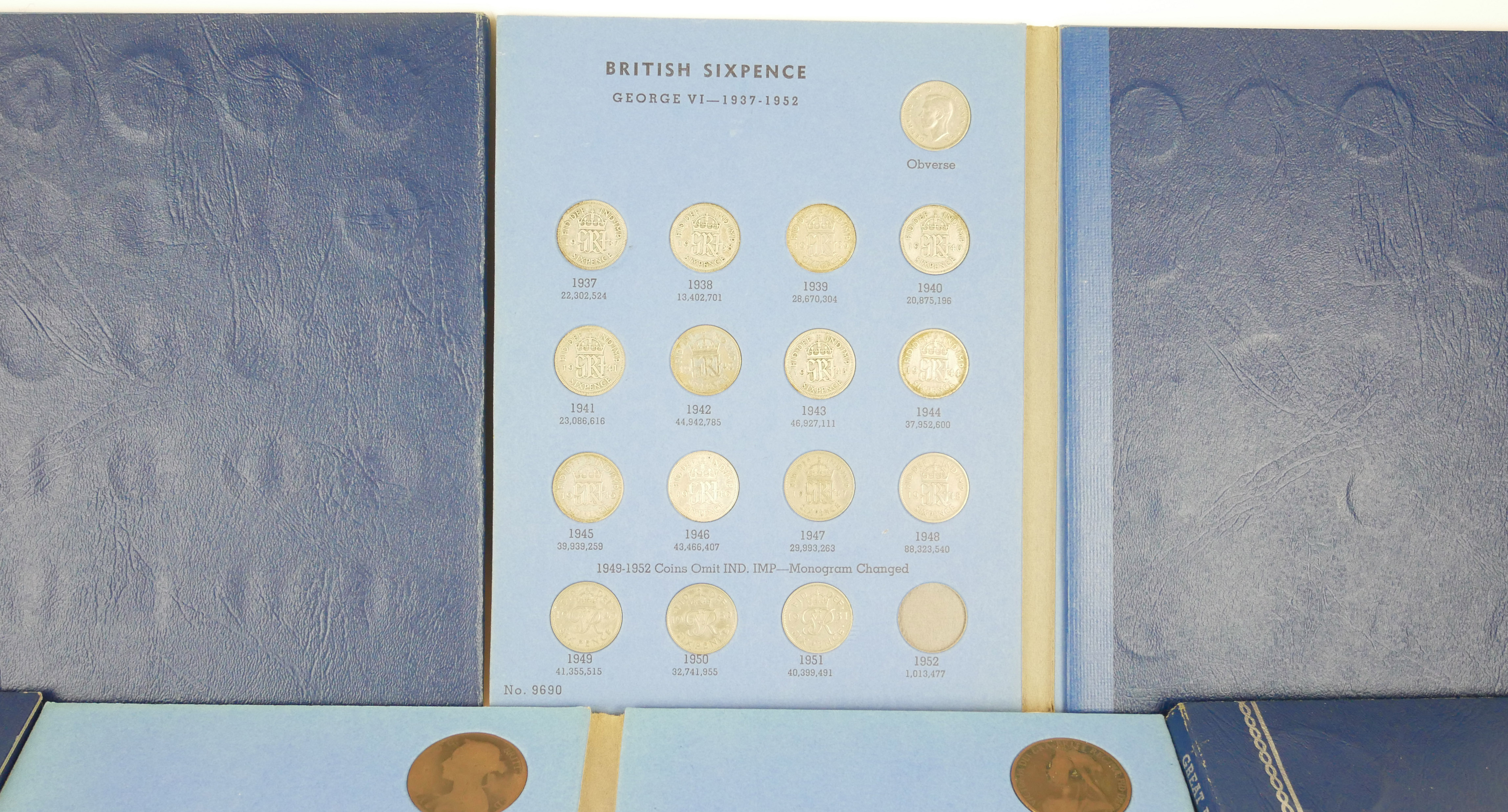 A COLLECTION OF 20TH CENTURY BRITISH SILVER COINS Shillings from 1953, sixpence along with others, - Image 3 of 4