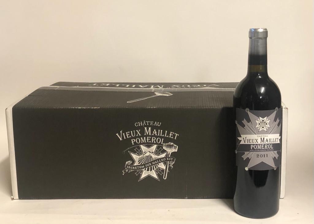 CHÂTEAU VIEUX MAILLET POMEROL 2011, A CASE OF TWELVE 750ML BOTTLES.