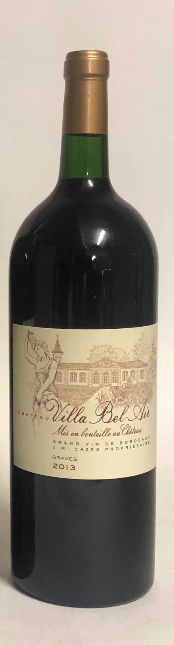 CHÂTEAU VILLA BEL AIR 2013, A CASE OF SIX 1500ML BOTTLES.