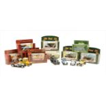 A collection of model cars,